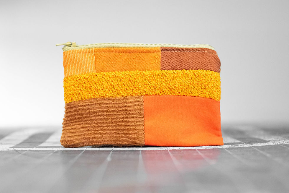 Thumbnail: Patchwork Small Zip Bag - Color