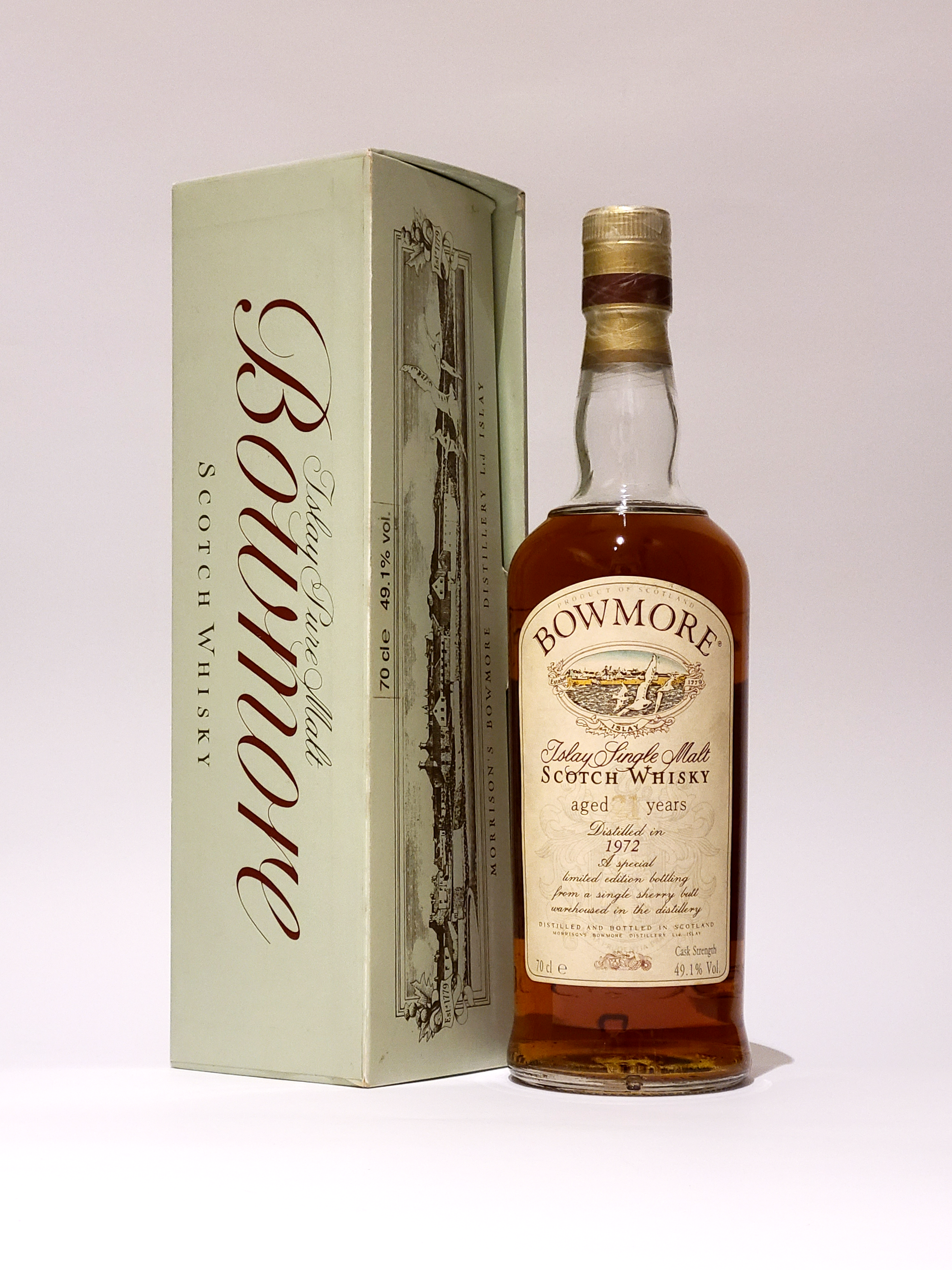 Bowmore 1972 Single Cask Cask Strength 49.1%