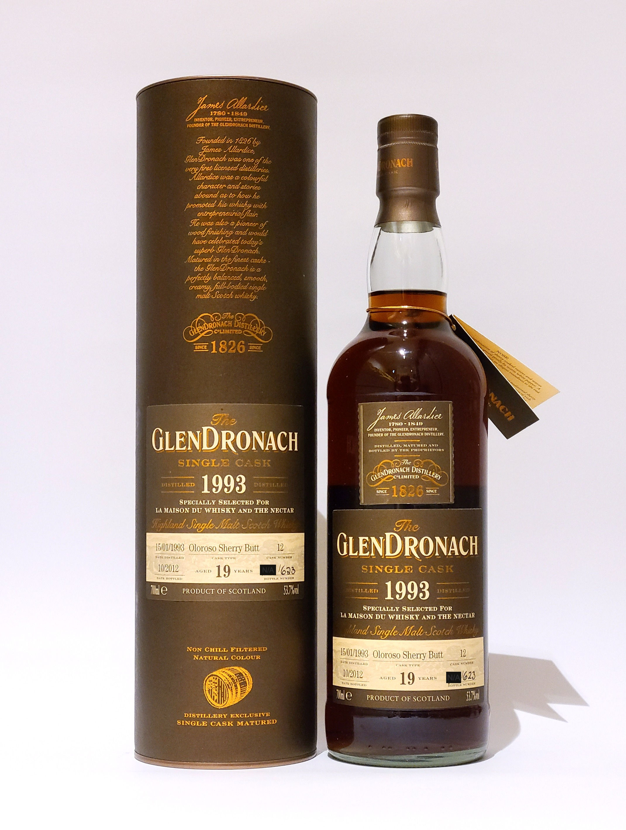 GlenDronach 15/1/1993 #12 LMDW & The Nectar