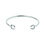 Thumbnail: Links of London Ascot Diamond Essentials Sterling Silver Horseshoe Cuff