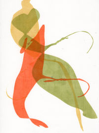 Monotypie auf Papier