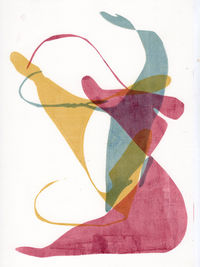 Monotypie auf Papier