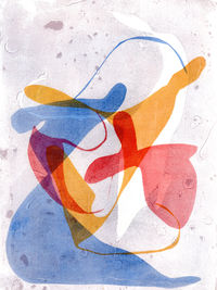 Monotypie auf Papier