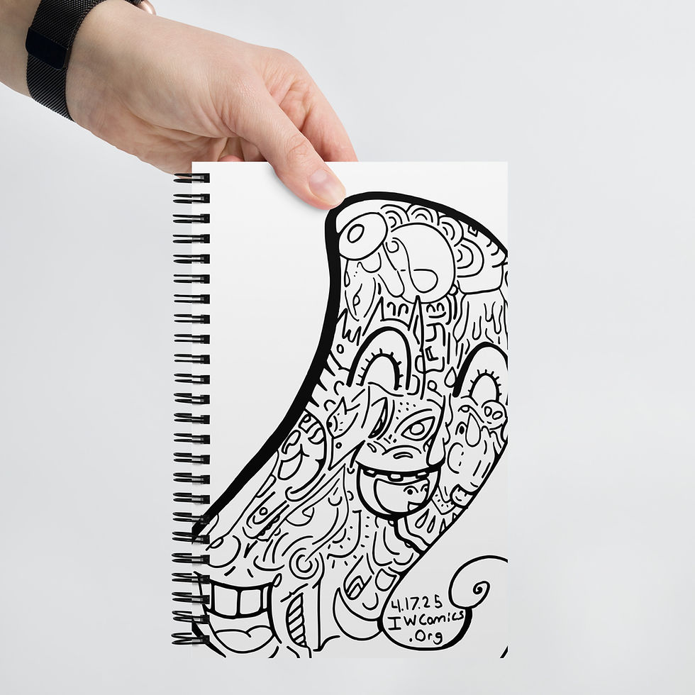 Thumbnail: IW Comics Cartoon Notebook for kids, adults, and teens