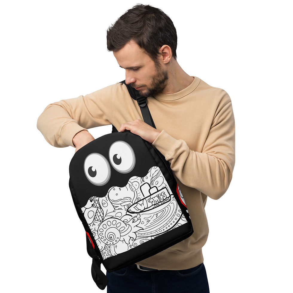 Thumbnail: See the IW Comics backpack in action—whether it’s slung over a student’s shoulder on the way to class, carried by a parent du