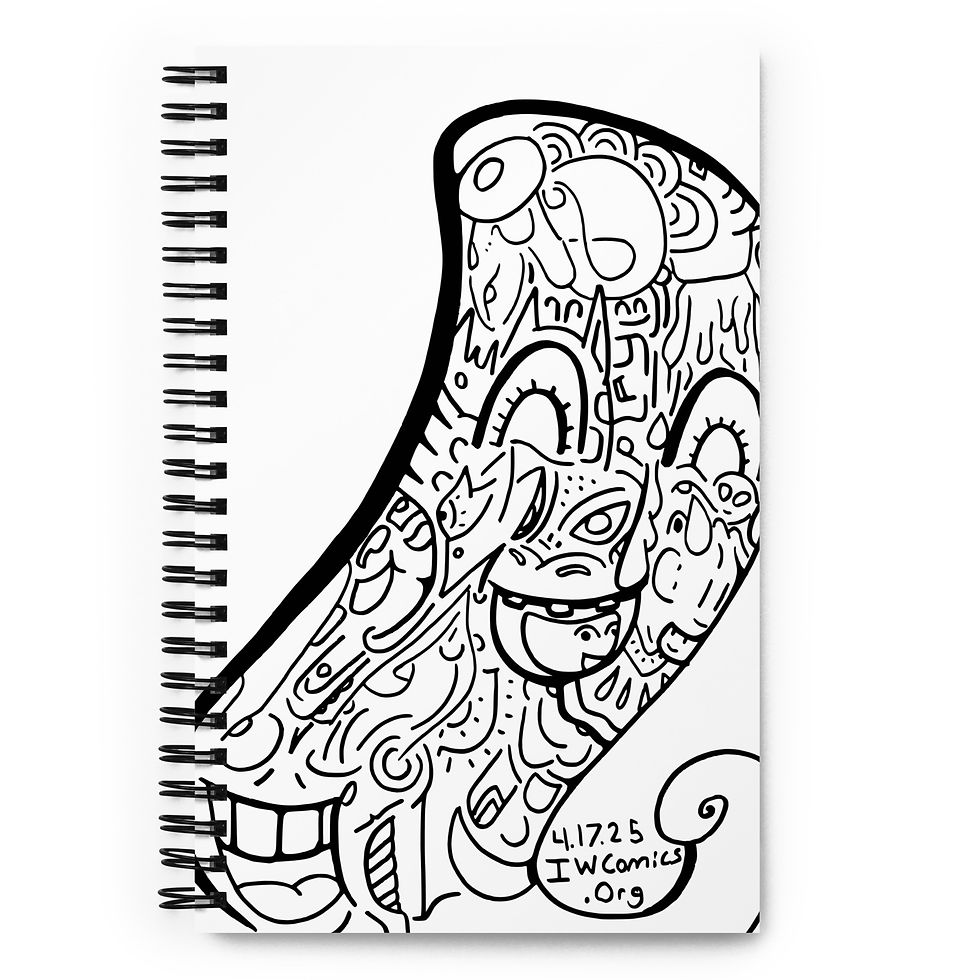 IW Comics Cartoon Notebook for kids, adults, and teens