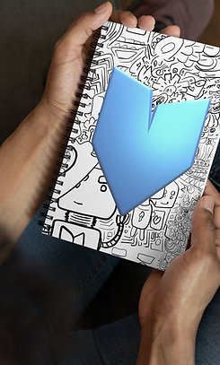 Robot's Spiral notebook