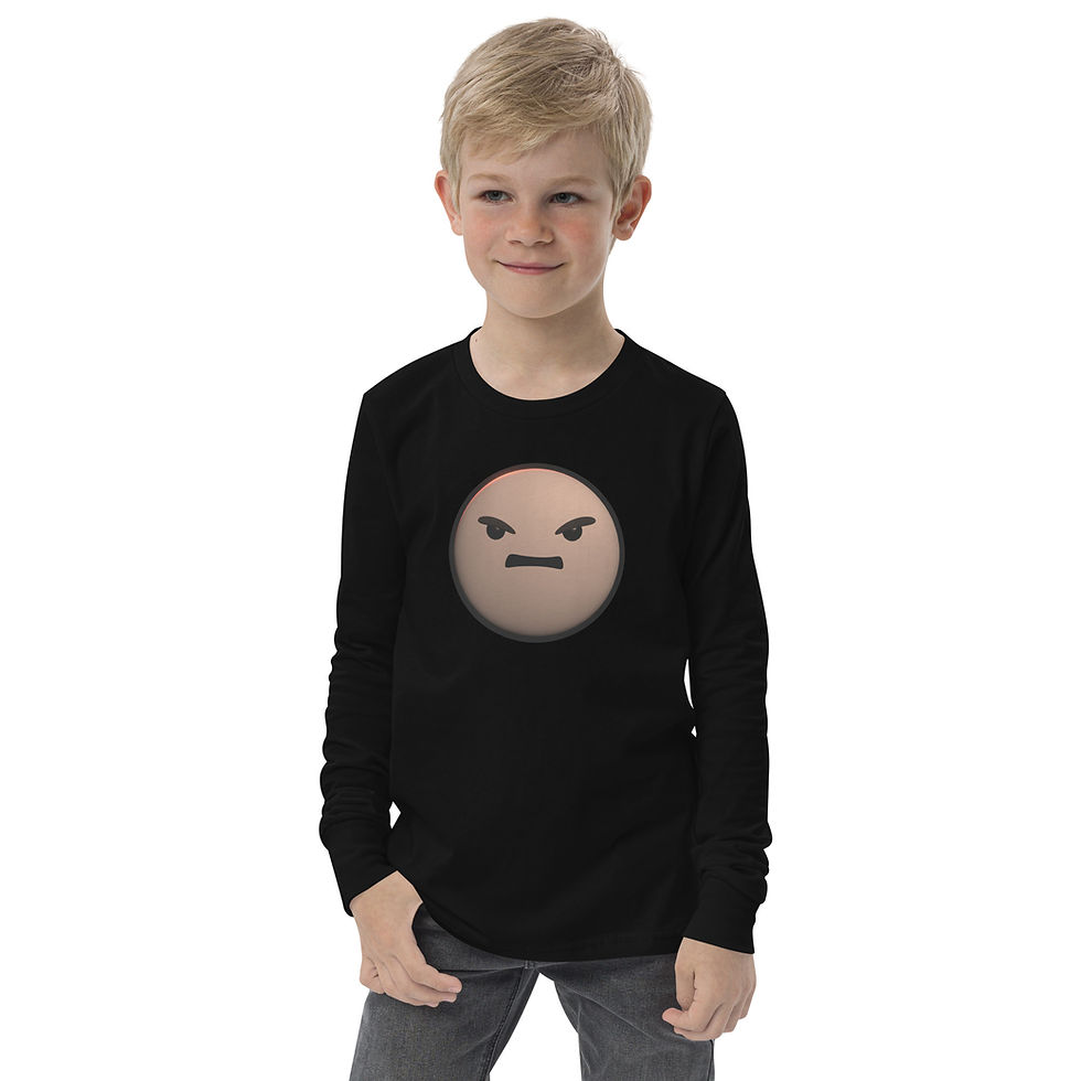 Thumbnail: Angry Stickman Youth long sleeve tee