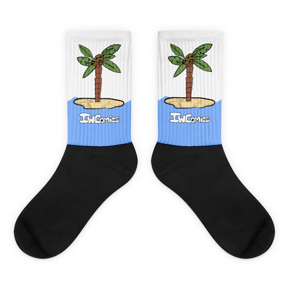 PiRate Vacation Beach Socks : IW Comics