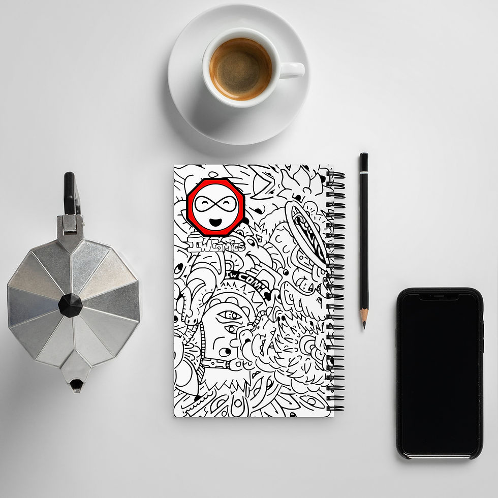 IW Comics Cartoon Notebook for kids, adults, and teens
