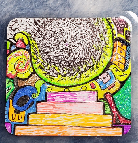 Through the Portal : A 2x2" Masterpiece Artwork From IW Comics