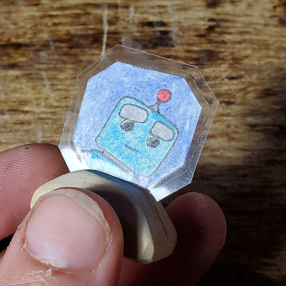 Thumbnail: Robot's First Coin : IW Comics 1x1" Collectable Coin