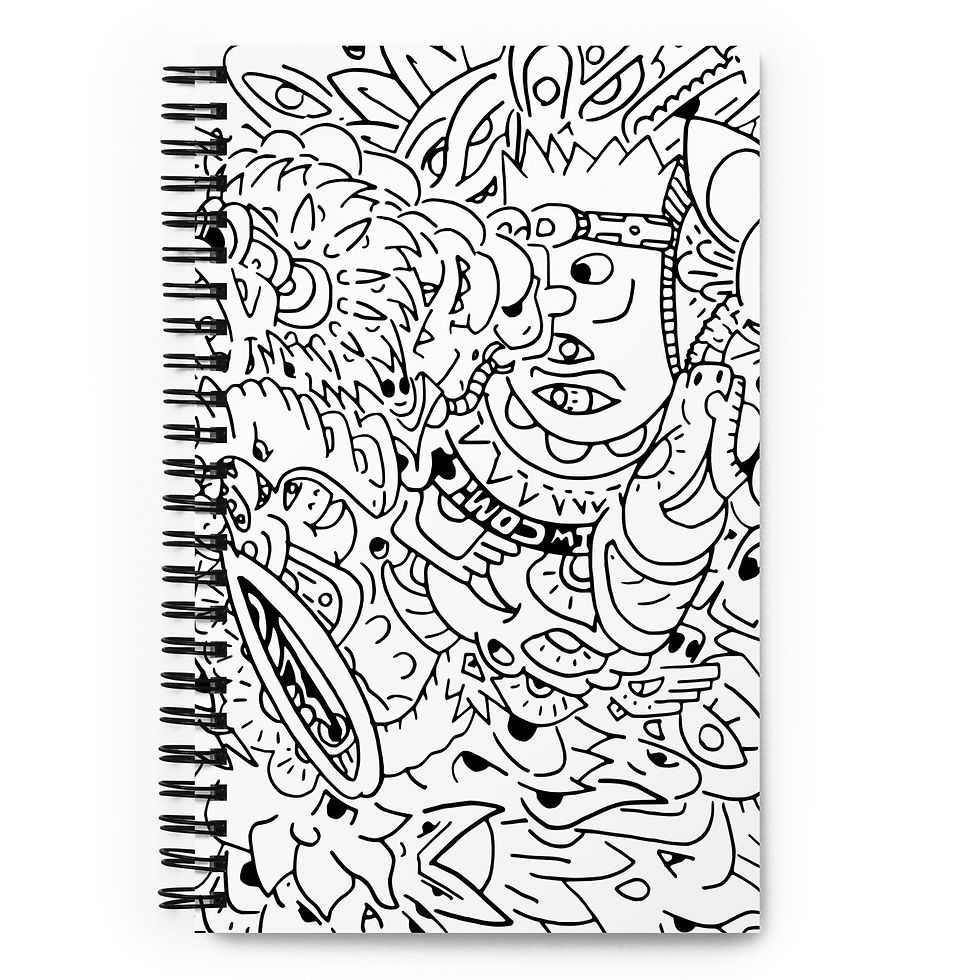 IW Comics Cartoon Notebook for kids, adults, and teens