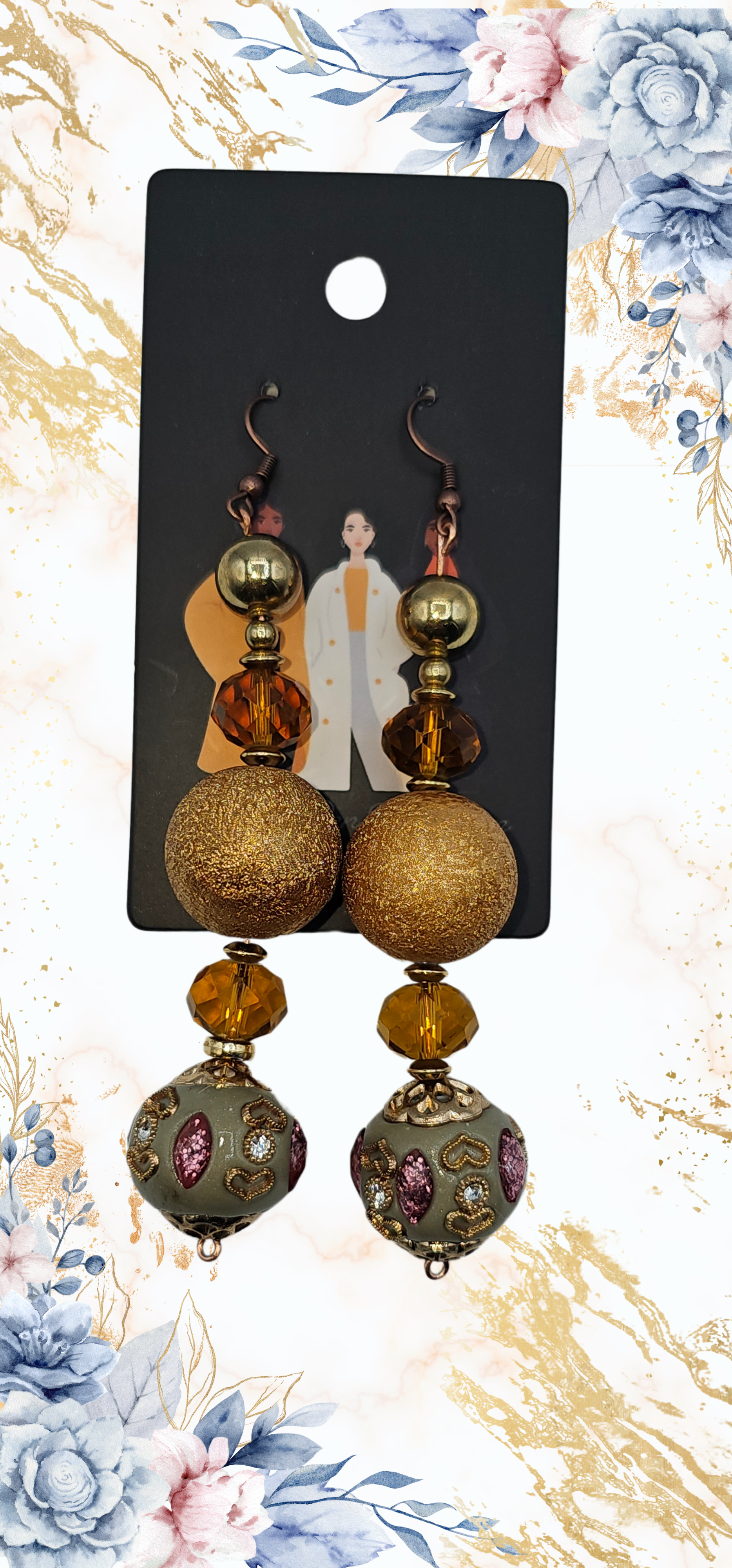 Gold Dangle Earrings