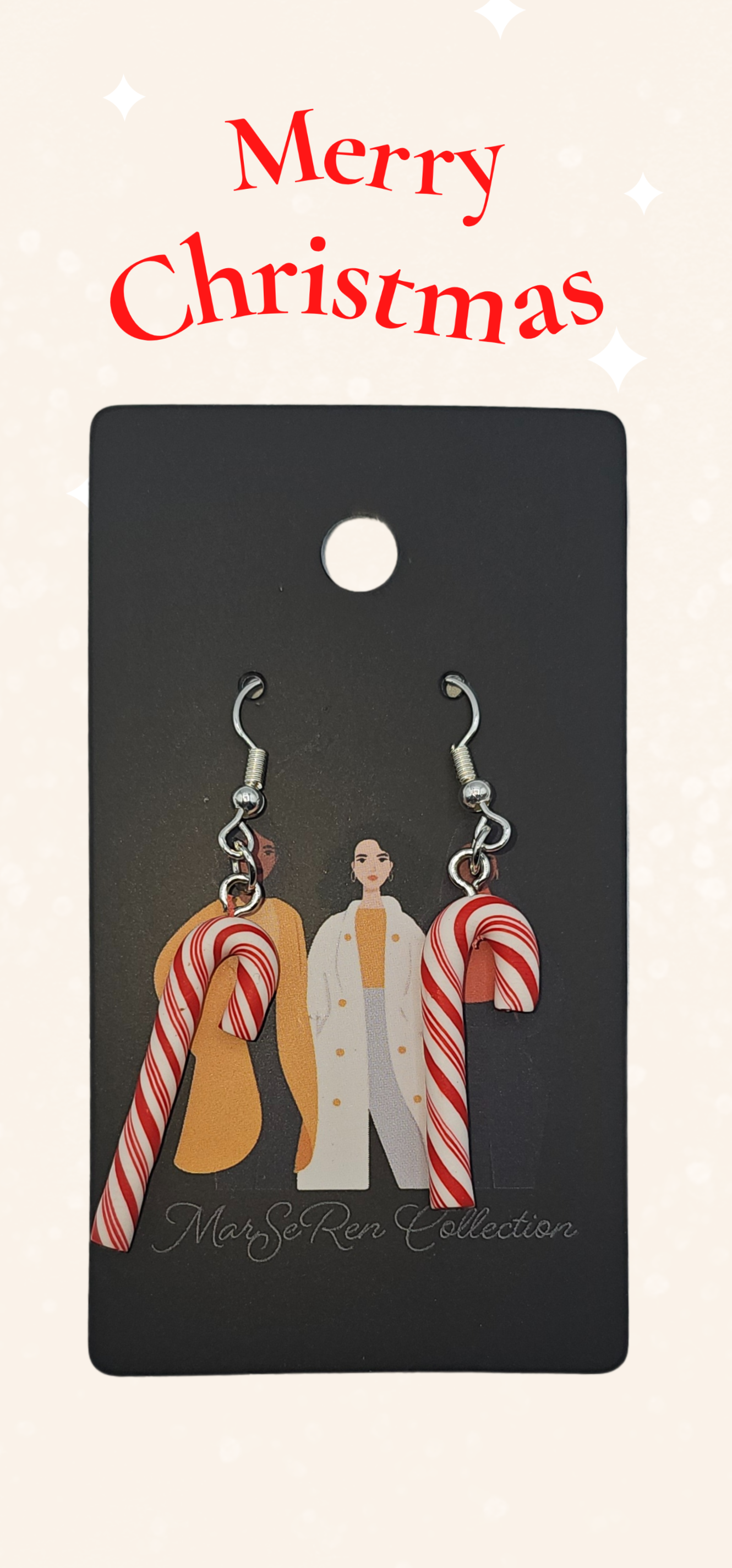 Candy Cane Earrings