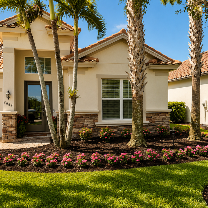 Landscape makeover Naples