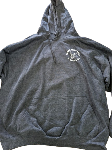 Funke Trap Tags Hooded Dark Grey | funke-trap-tags