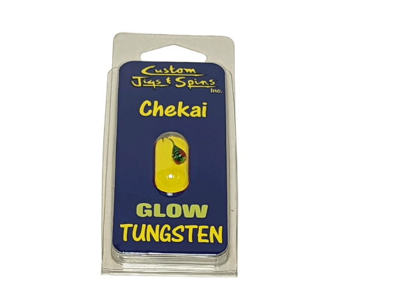 Custom Jigs & Spins Chekai Orange Puffer Glow 4.5MM