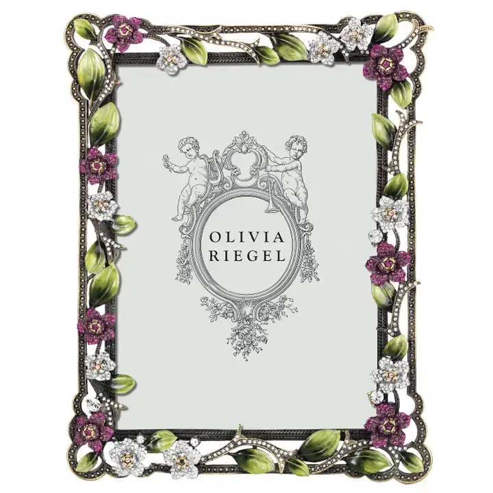 Olivia Riegel floral picture frame with exquisite details and background.