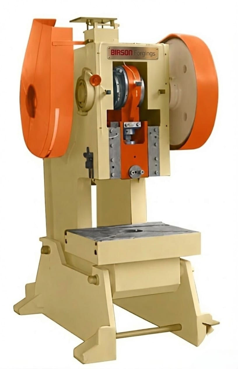 Birson C 100 S 100 ton C frame mechanical power press, made in Ludhiana