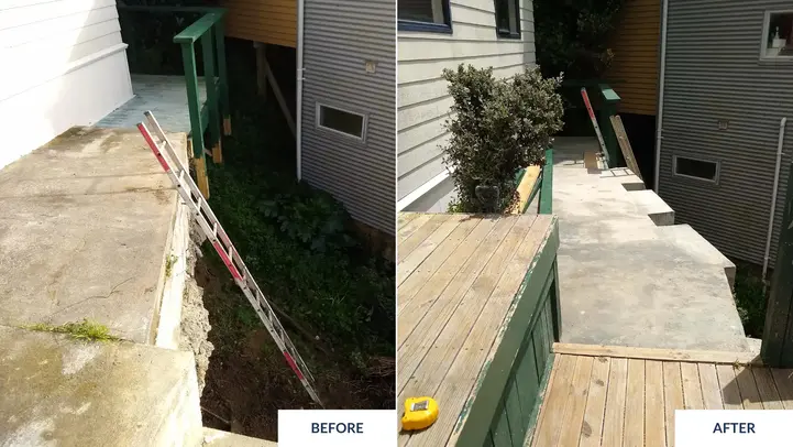 Underpinning & Retaining Wall for Foundation Stabilisation