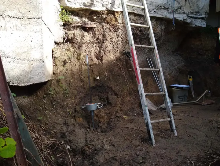 Site soil investigation