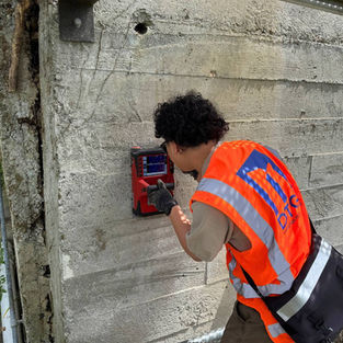 Seeing Inside Concrete: How ferro scanning supported a practical 6-metre retaining wall upgrade