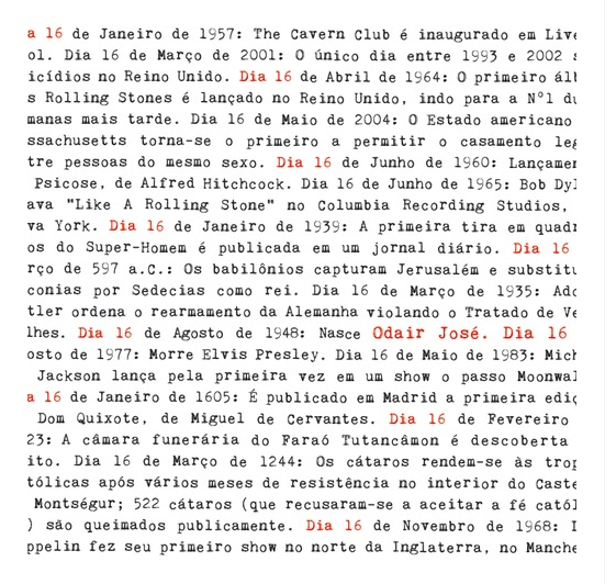 Odair José - Dia 16