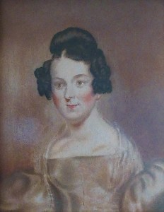 An unknown artist’s impression of pioneering New Zealand beekeeper Mary Bumby, circa 1830s.