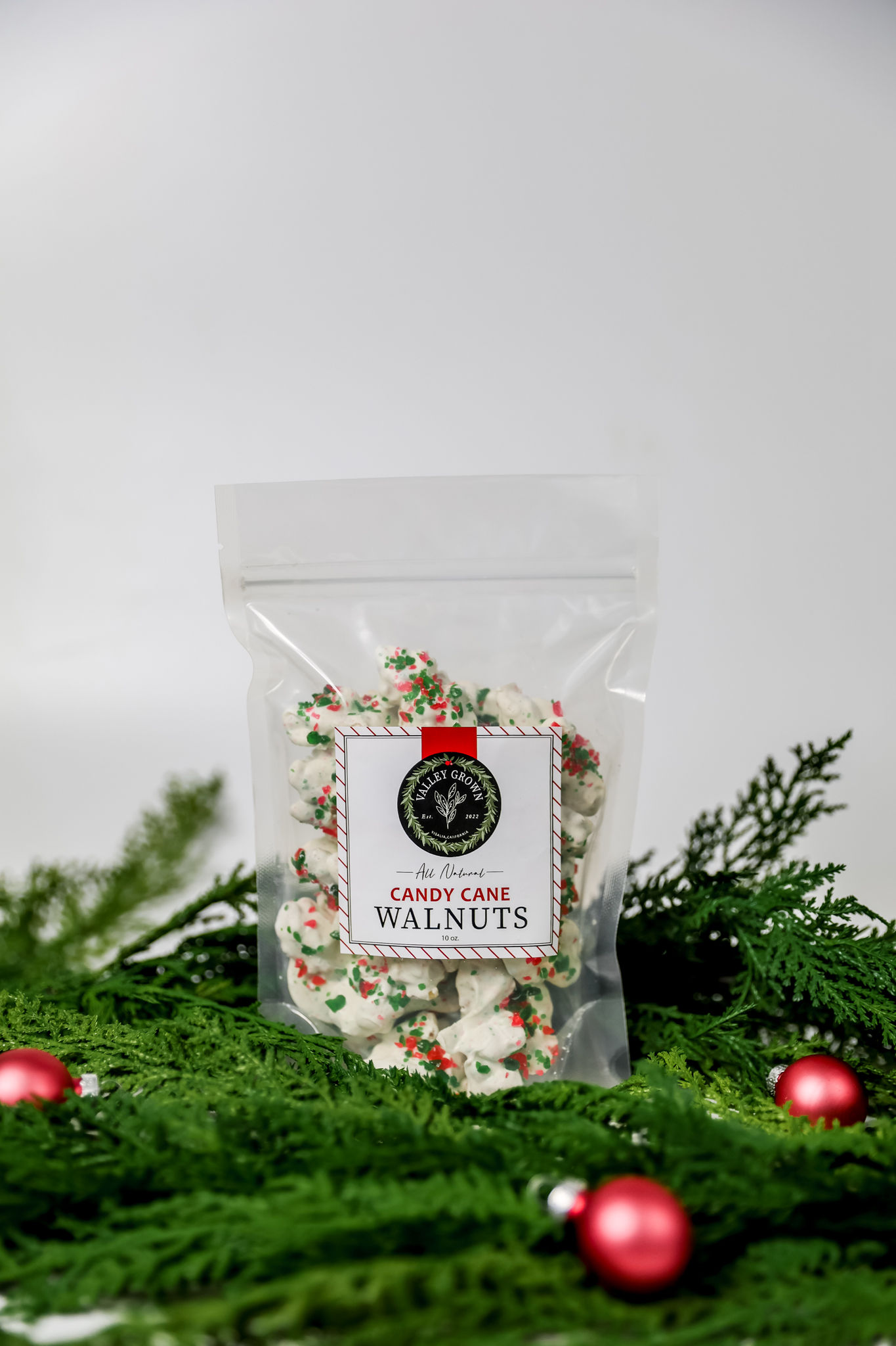 Candy Cane Walnuts