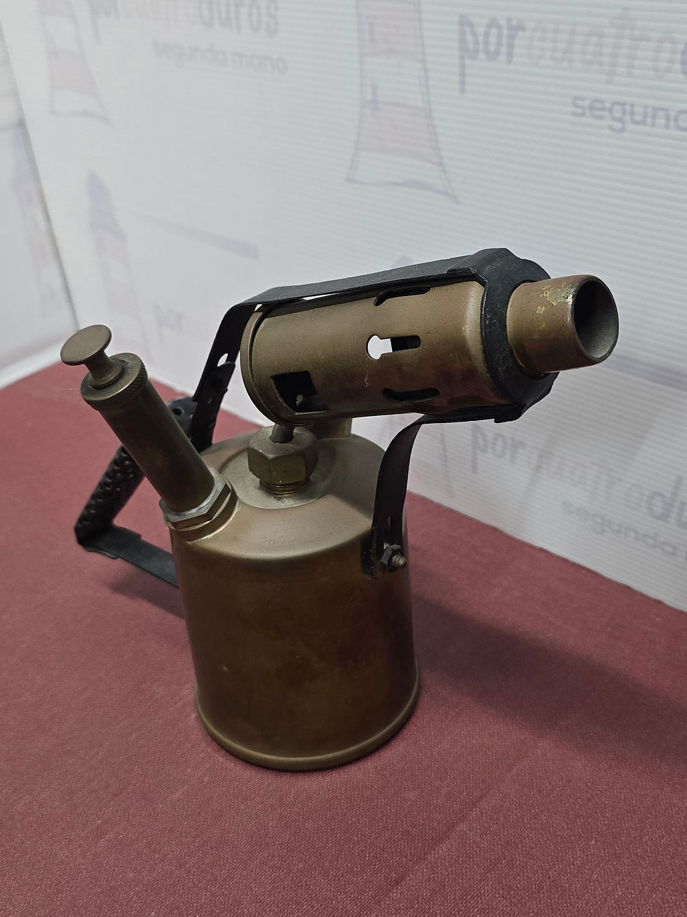 Miniatura: Antiguo soplete latón British Monitor n°26