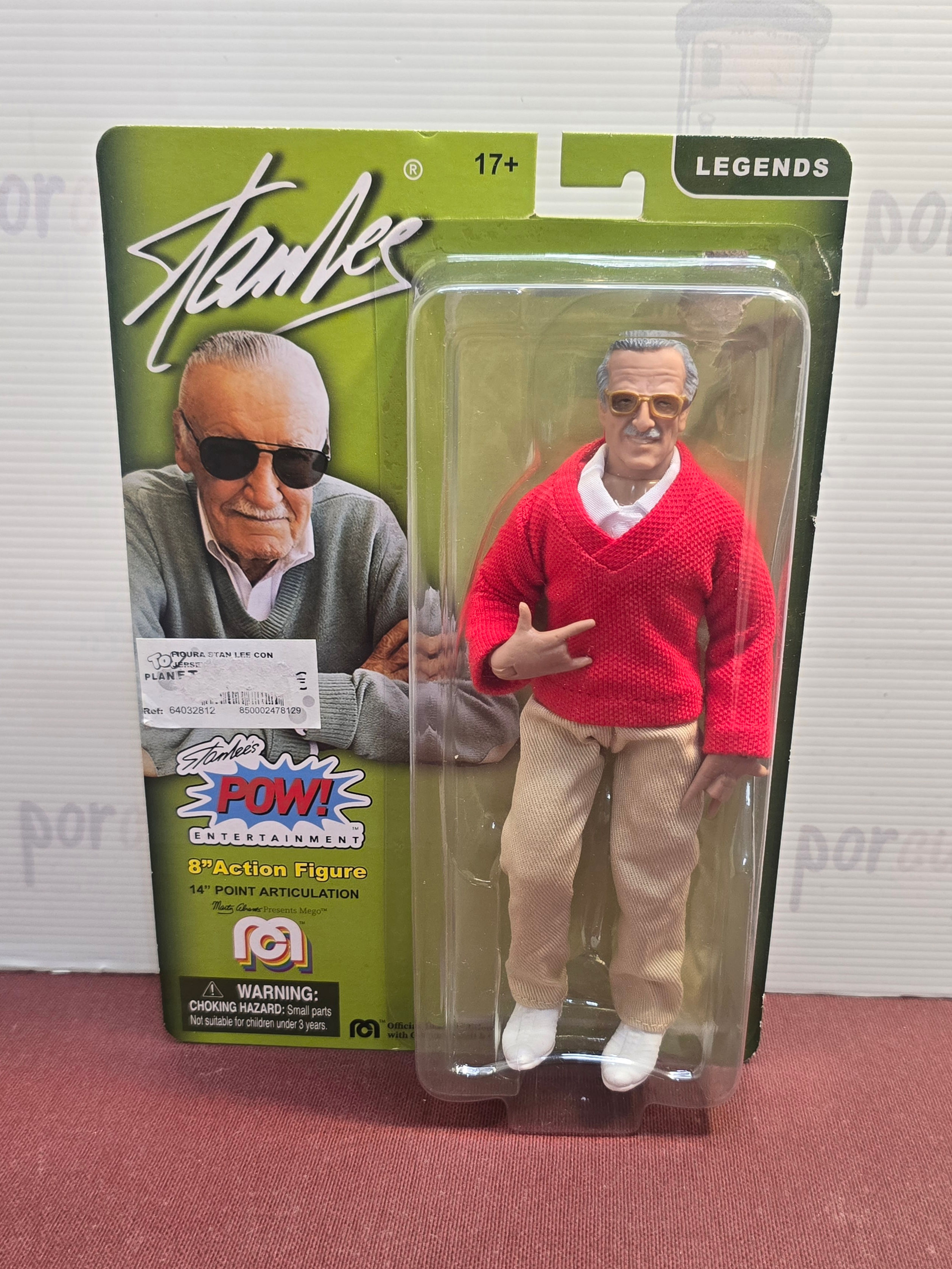 Figura Stan Lee Mego 8 Precintada