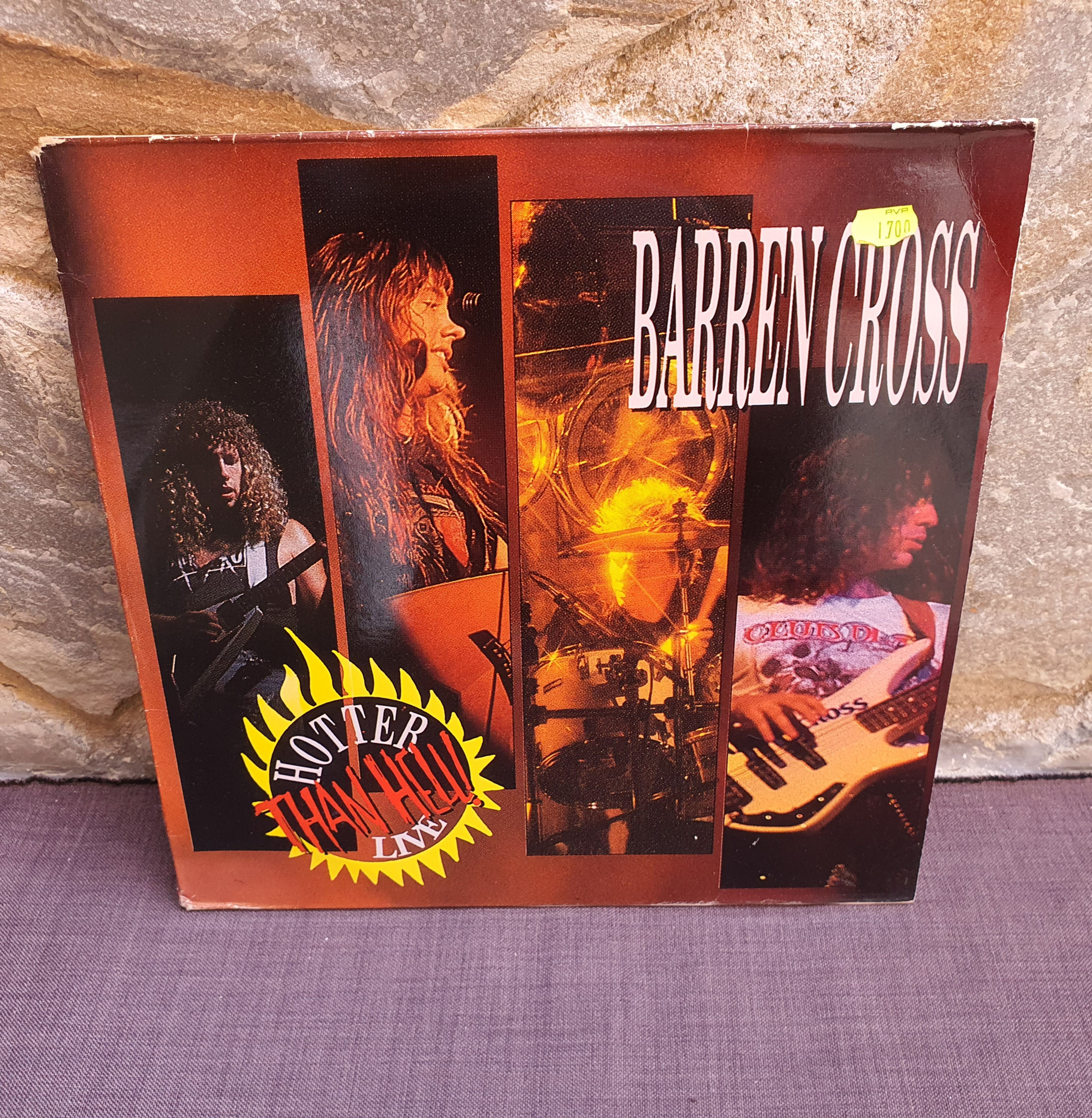 Barren Cross - Hotter Than Hell Live 2xLP 1990