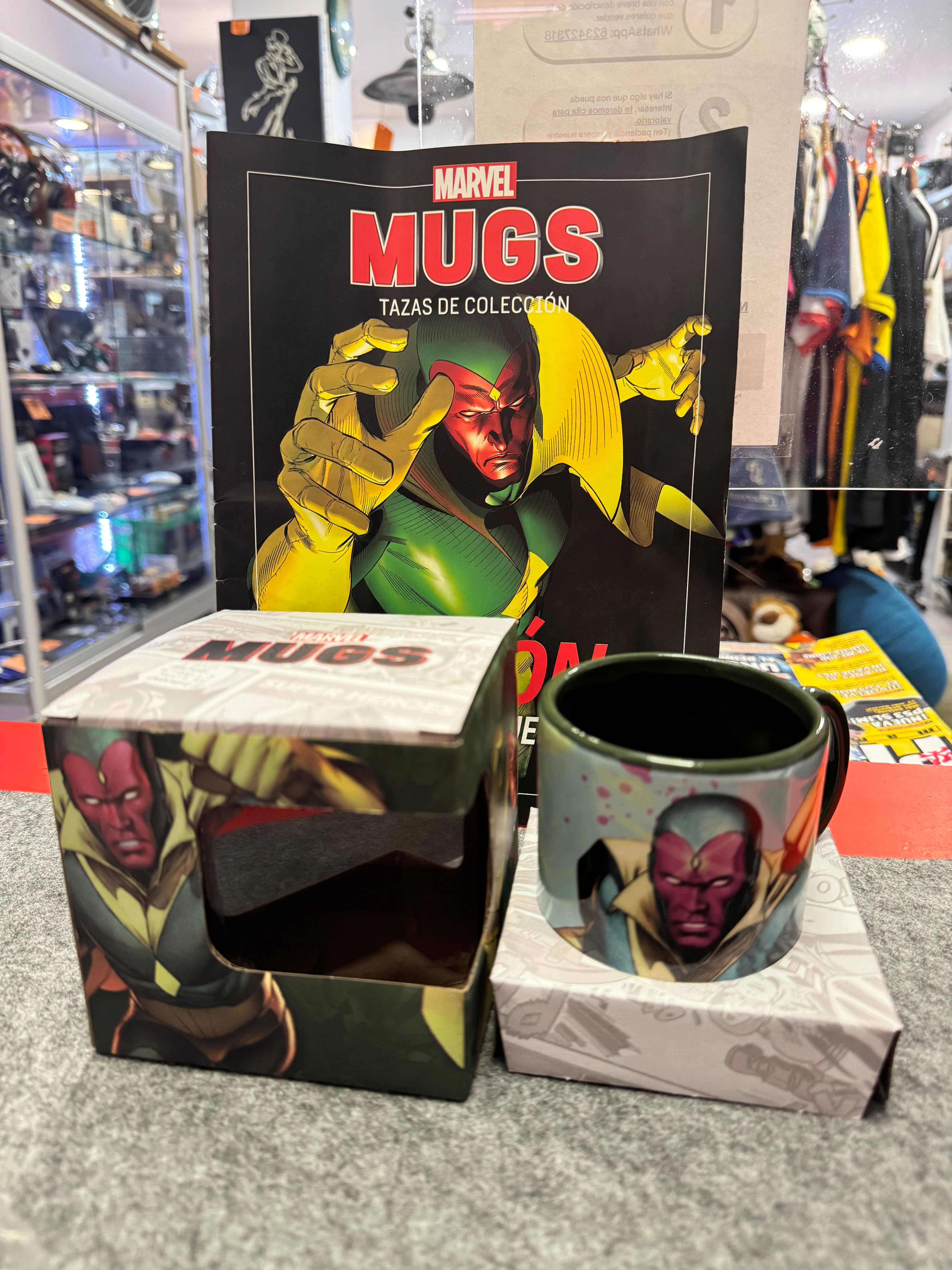 Taza 3D Marvel Visión 