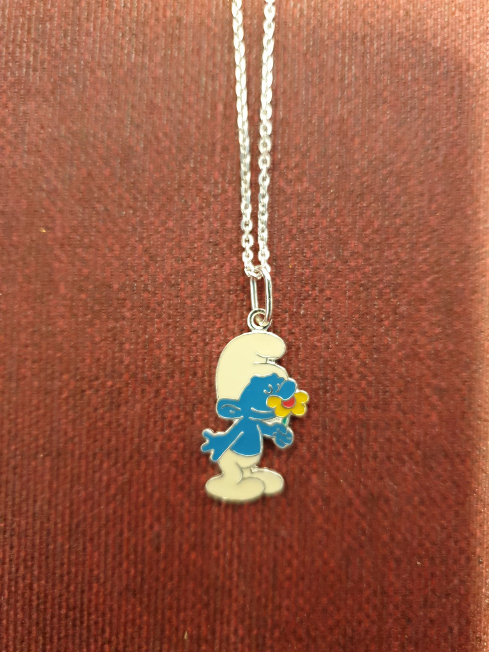 Miniatura: Cadena y colgante Disney - Plata 925 - Sin usar