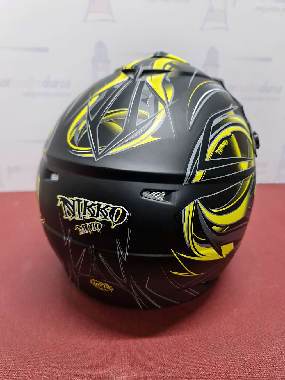 Miniatura: Casco Motocross NIKKO MOTO NATAS Seminuevo Talla L