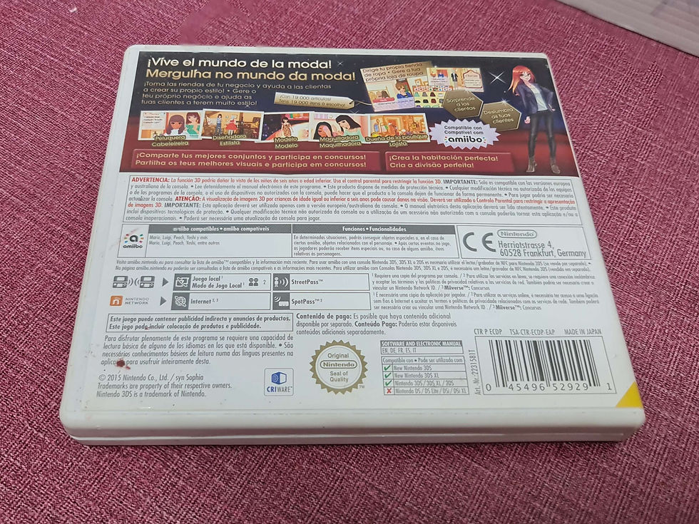 Miniatura: Lote 3 juegos 3DS Style Boutique