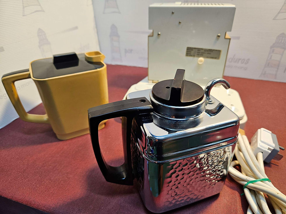 Miniatura: Tetera despertador  con lámpara   