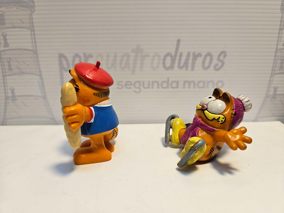 Miniatura: 2 Figuras Garfield - Bully 1981
