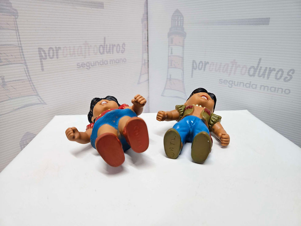 Miniatura: Pareja indios goma - 70's
