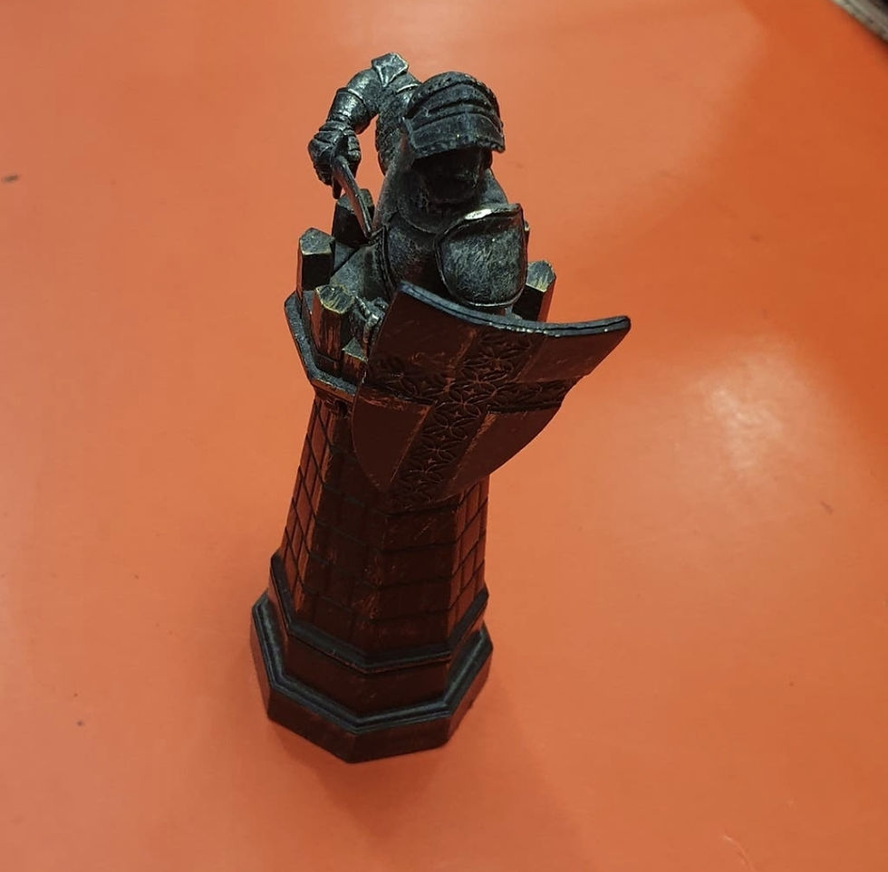 Miniatura: Pieza ajedrez Harry Potter - Torre negra