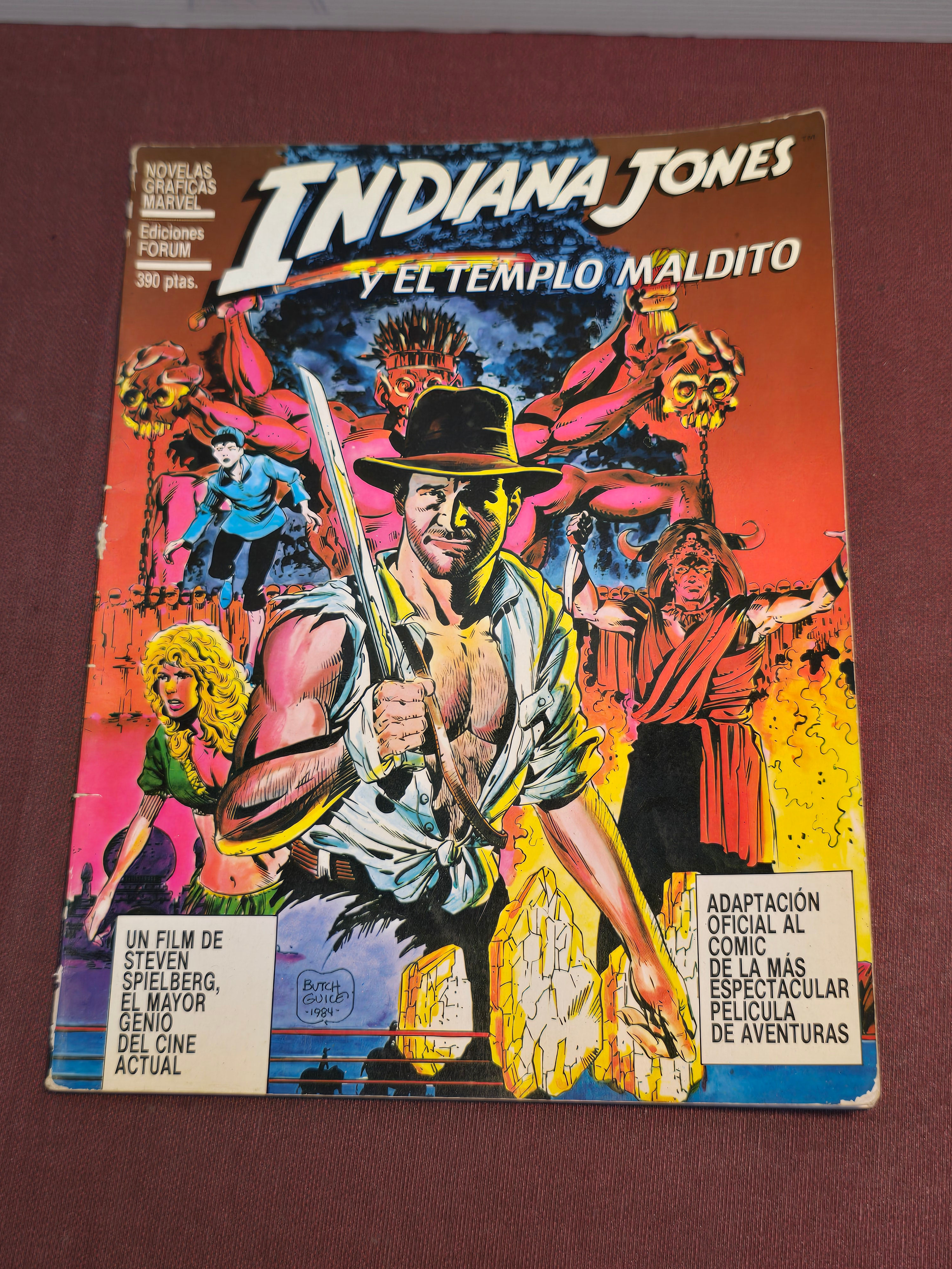 Indiana Jones y El Templo Maldito. Comic 1984