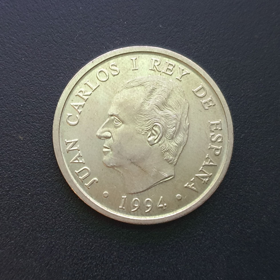 Miniatura: Moneda 2000 Pesetas España año 1994. Plata