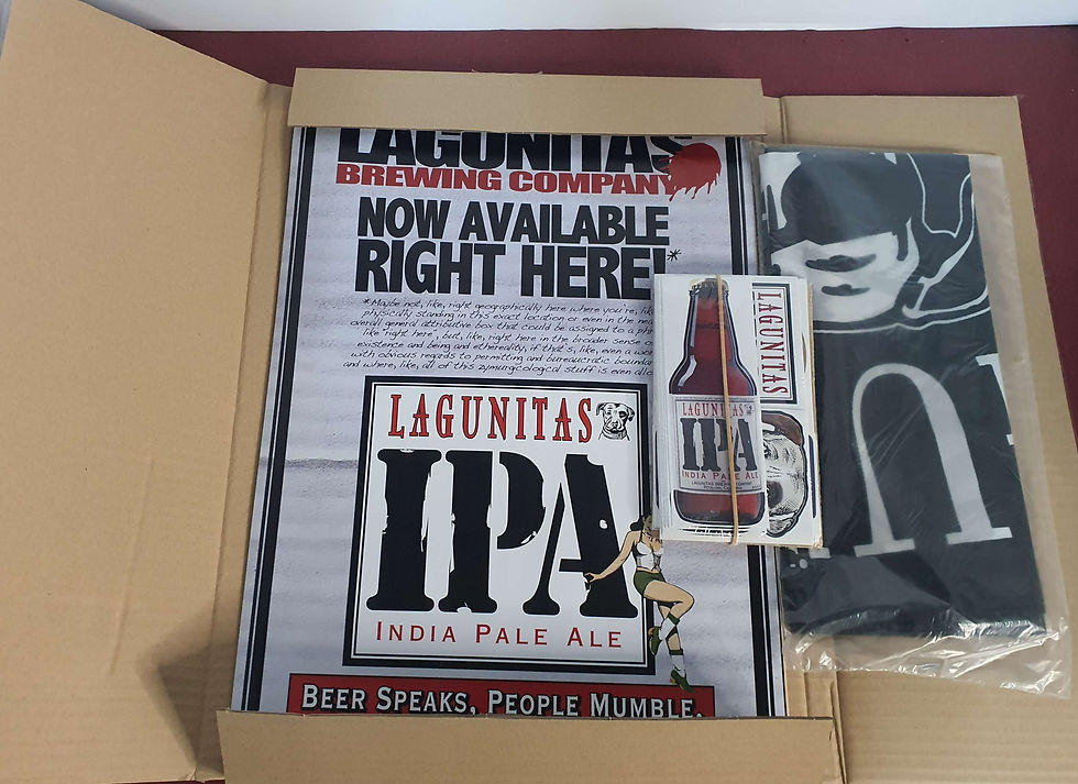 Miniatura: Pack Publicidad Cerveza Lagunitas Cartelería.