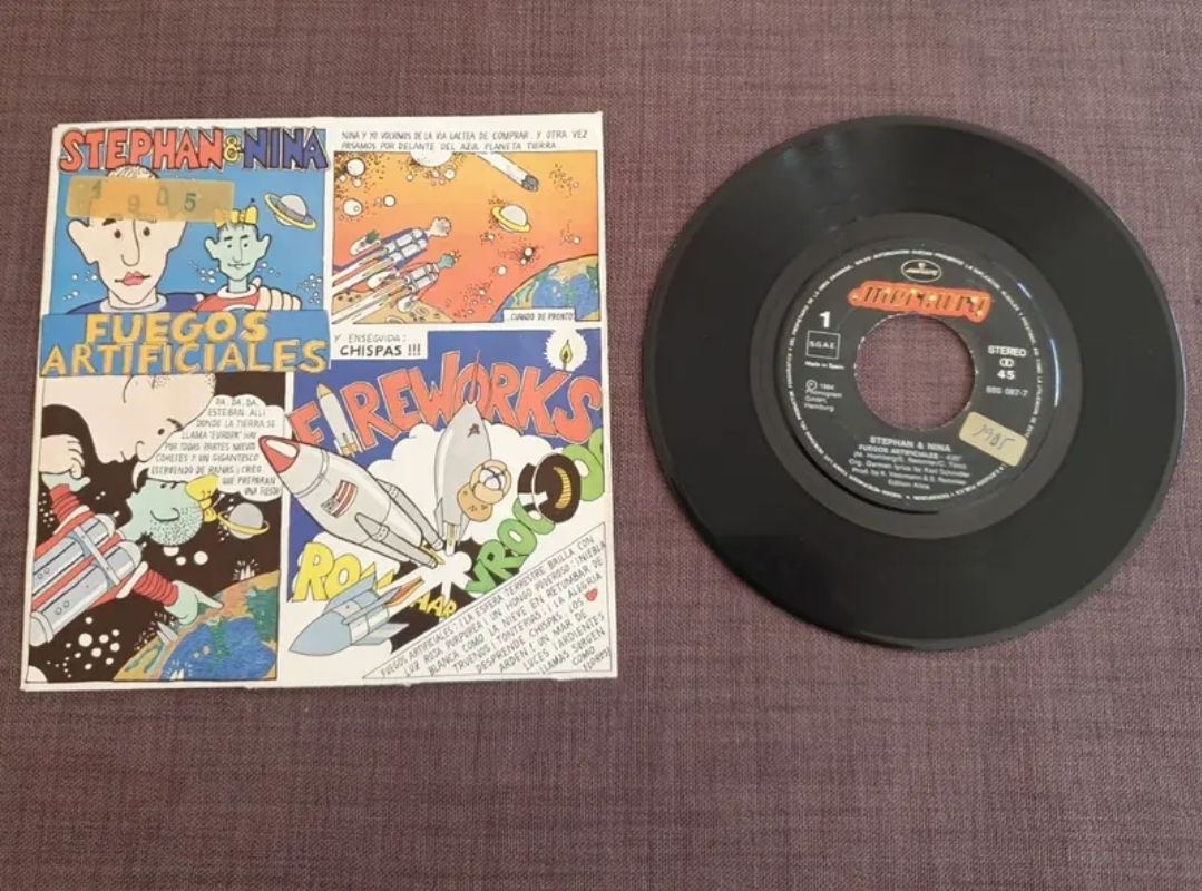 Stephan & Nina - Fuegos artificiales. Single 7"