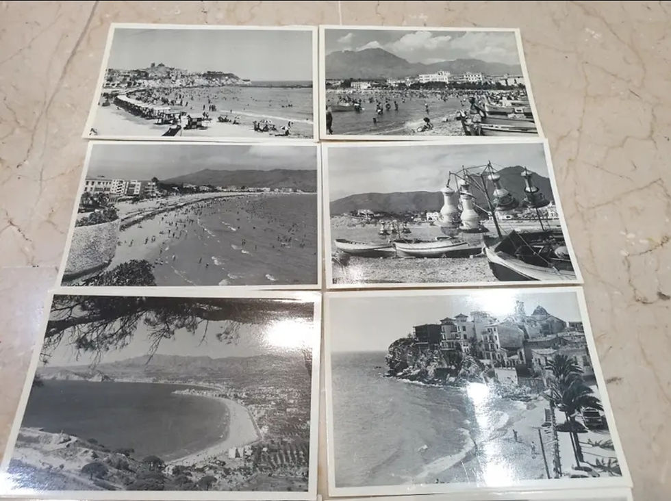 Miniatura: Lote 10 postales Benidorm antiguo originales