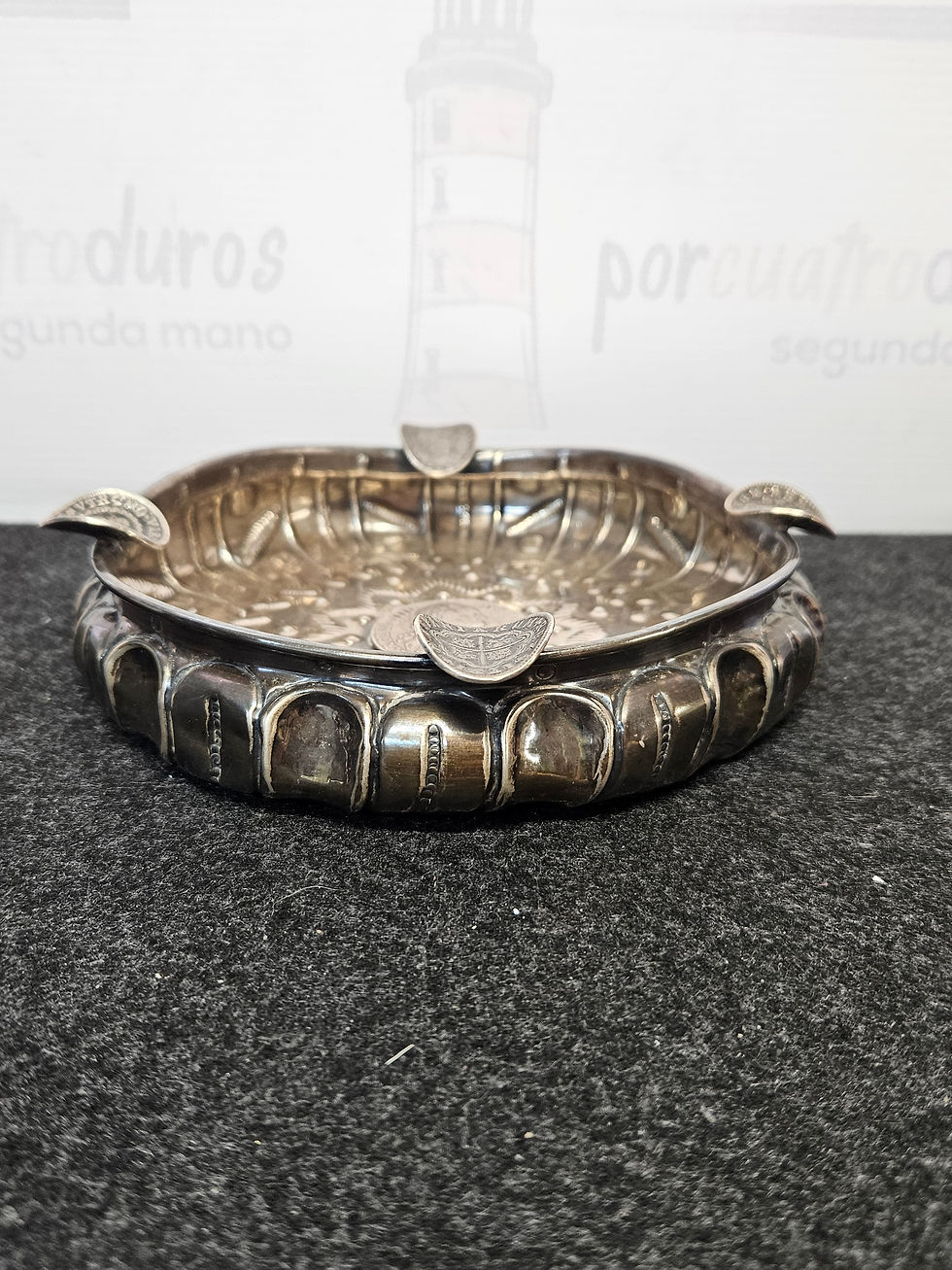 Miniatura: Cenicero plata - Monedas Carolus III - IIII