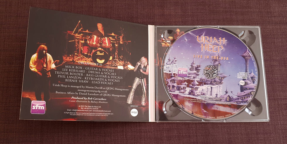 Miniatura: Uriah Heep - Live in the USA. CD Digipak