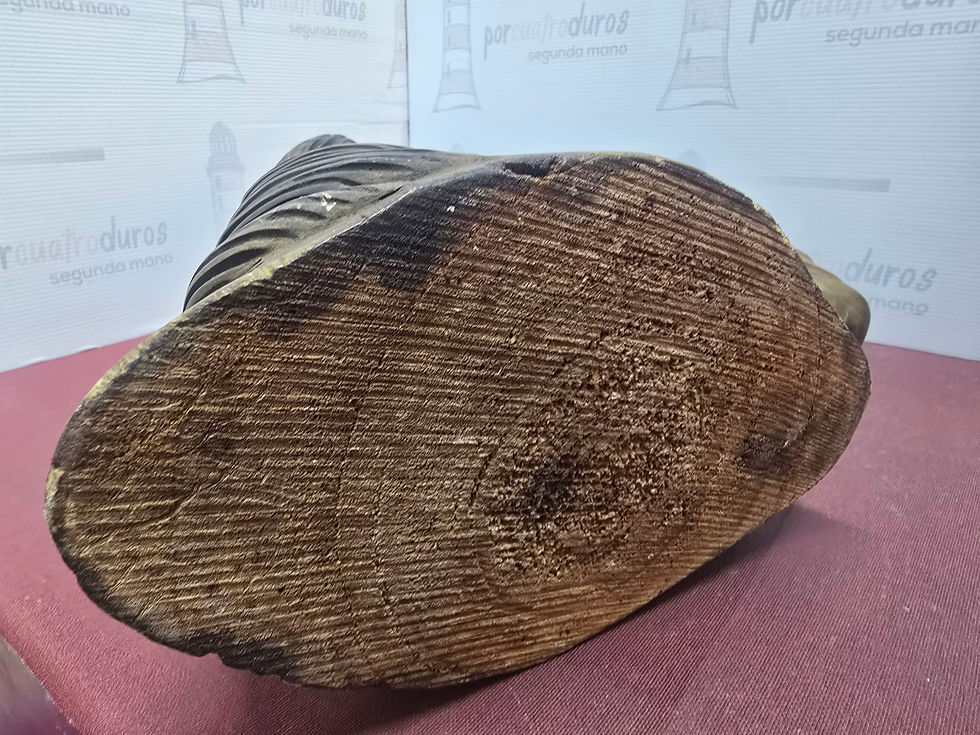 Miniatura: Busto Cabeza de Caballo Madera Talla