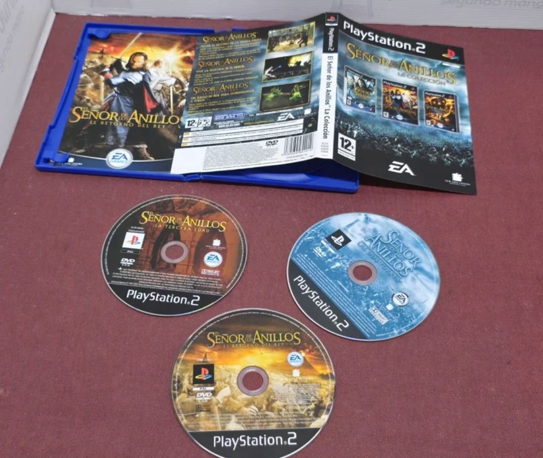 Juego PS2 - El Señor de los Anillos - Incompleto